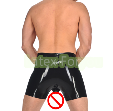Pouch Boxer Pouch - 男性用のラテックス製シースパンティー,男性用の柔らかい下着,安全なフェチブリーフ,セクシーなパンティー,コックバッグ,ジッパーなし