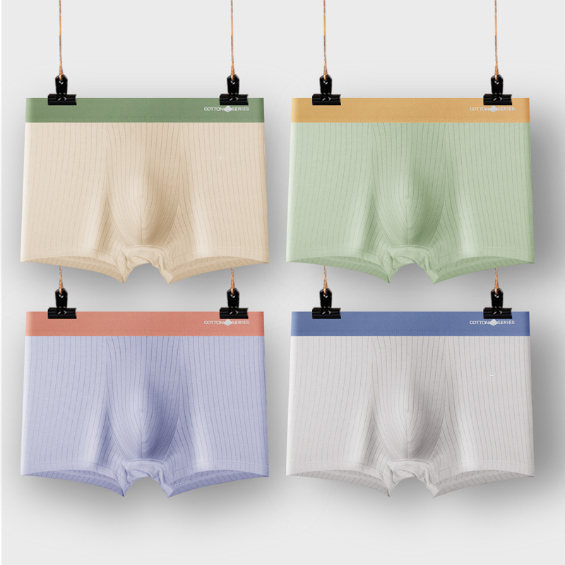 メンズコットンボクサーブリーフ,快適で肌にやさしい下着,大型 - Boxer Brief Pack Cotton のレビューと価格