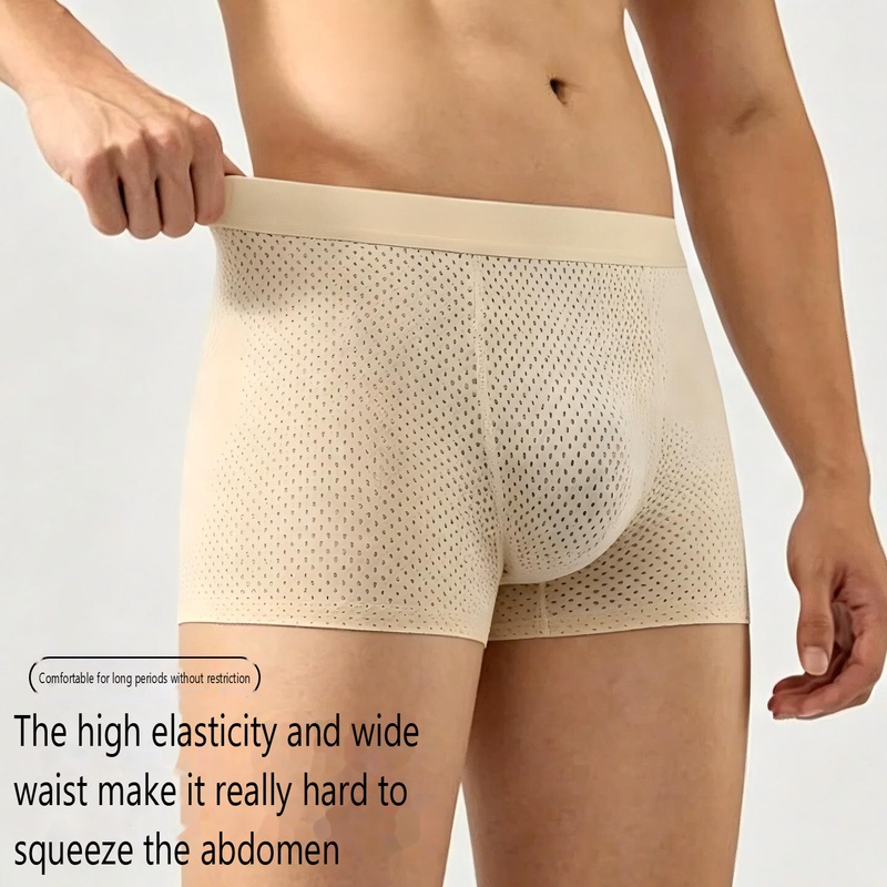 男性用、パッド入りボクサーパンツ、セクシーなヒップアップ効果 - Trunk Breathable Men のレビューと価格